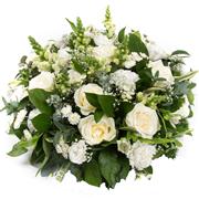 Classical White Lily &amp; Roses