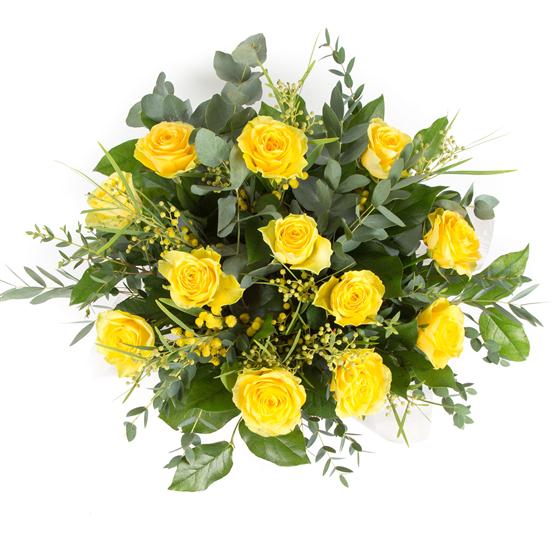 Dozen Long Stemmed Yellow Roses Personal Touch Florist Banbridge